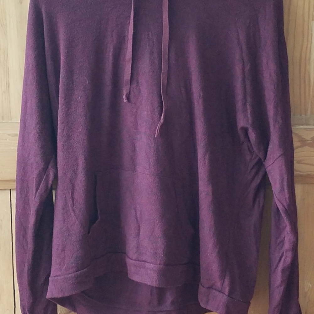 Burgundy Brandy Melville Hoodie
